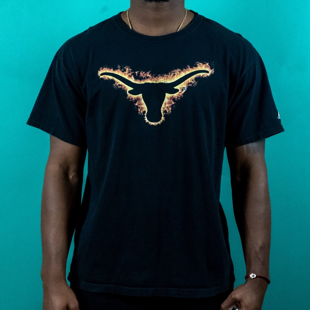 Texas Longhorns Flame Graphic Tee